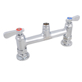 Bk Resources Optiflow Heavy Duty Faucet, Body Only W/Out Spout, 8"O.C. Deck Mount BKF8HD-XX-G